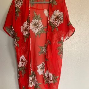 Red Floral cover